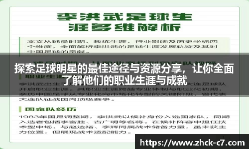 探索足球明星的最佳途径与资源分享,让你全面了解他们的职业生涯与成就